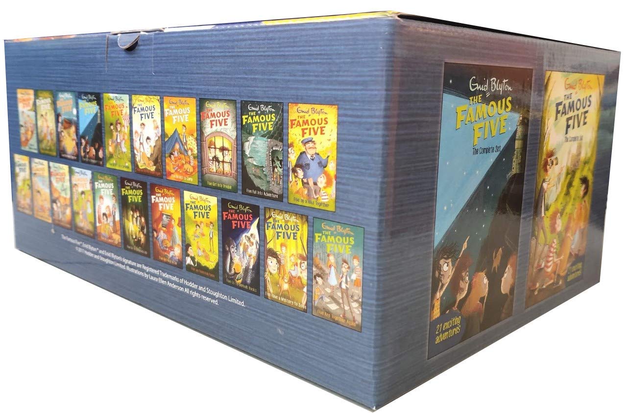 FAMOUS FIVE COMPLETE BOX SET OF 21 TITLES: 21 Exciting Adventures! (Set of 21 Books)