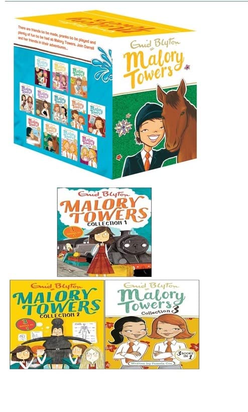 Malory Towers Complete Box Set of 12 Titles + Malory Towers 3 Books Collection Set