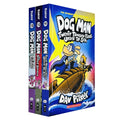 Dog Man Series 11-13 Collection 3 Books Set By Dav Pilkey (Twenty Thousand Fleas Under the Sea, The Scarlet Shedder & Big Jim Begins)