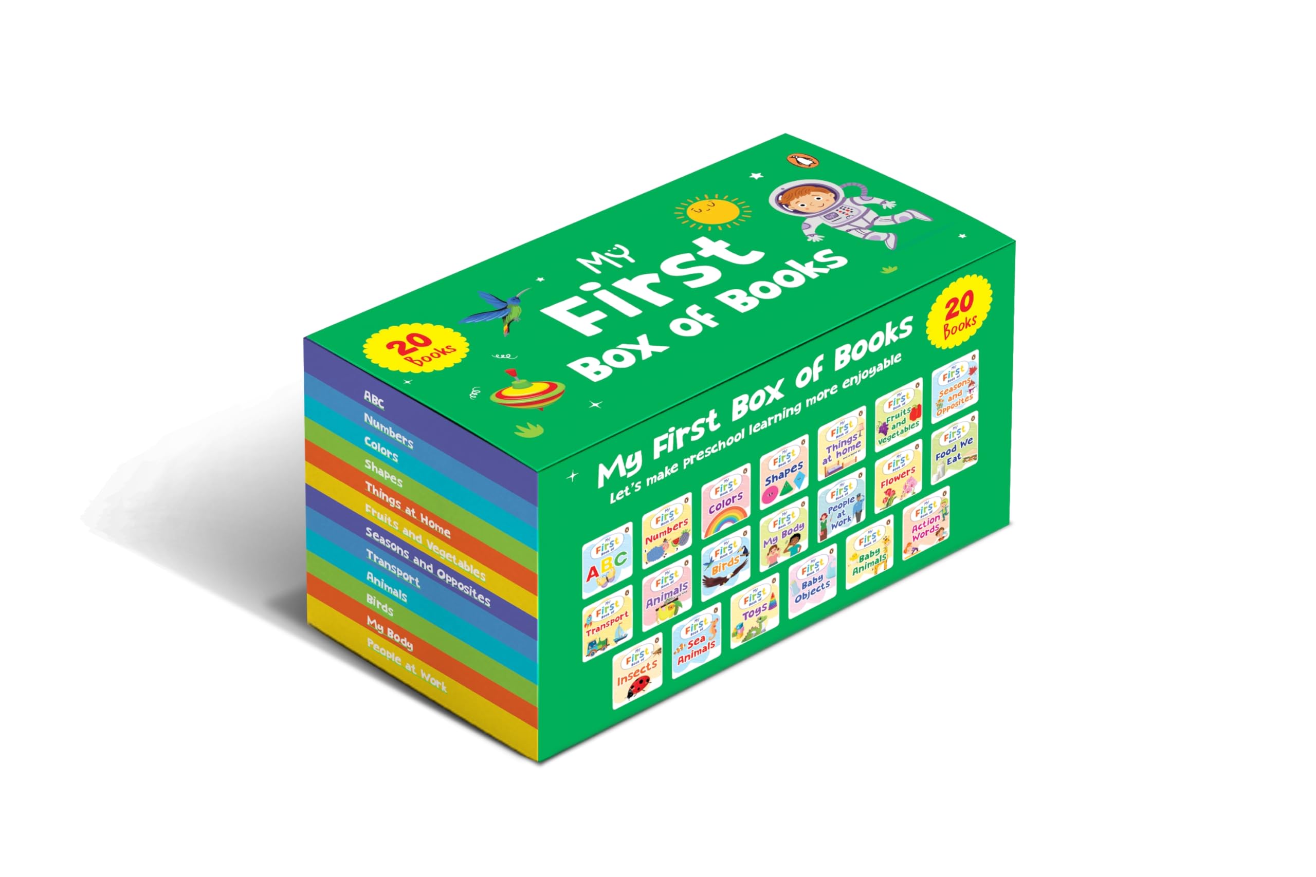My First Box of Books: Penguin Early Learning Library | 20-Book Boxset | ABCs, Numbers, Animals, Fruits & More | Ages 1+ | Ideal for gifting: Early ... Ages 1+ | Ideal for gifting [Select Learning]