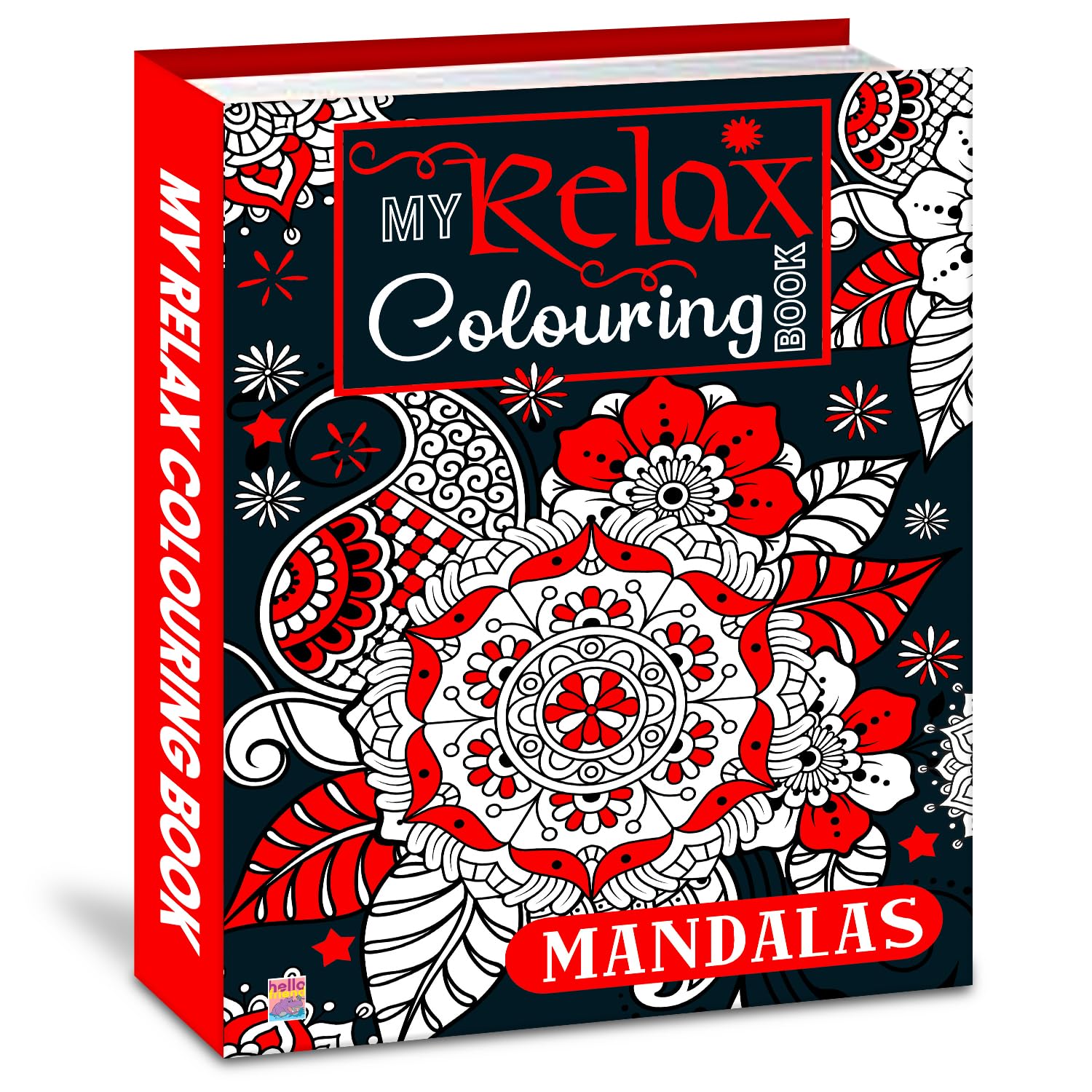 My Relax Mandala Colouring Book – Mandala Themed Coloring Activity Book for Kids – Fun and Creative - Ages 3+ Years