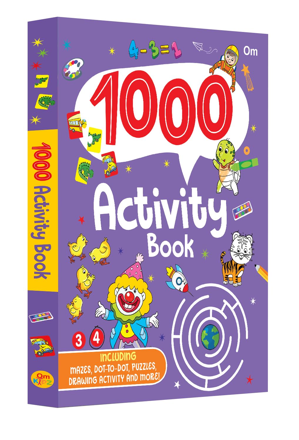 1000 Activity Book for Kids: Children’s Early Learning | Interactive and Fun | Skill Development | Puzzle Solving | Creativity ; 3+ Ages