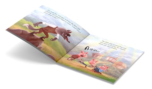 My First 5 Minutes Fairy Tales Three little pigs: Traditional Fairy Tales For Children (Abridged and Retold) (Paperback)