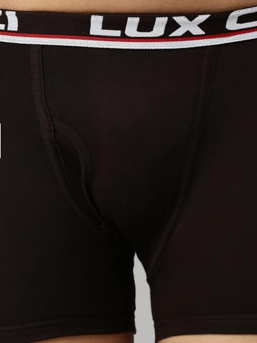 Lux Cozi Bigshot Longs Solid Underwear for Men Combo, Breathable 100% Cotton Underwear for Man Pack of 3 (Colors May Vary) (M)