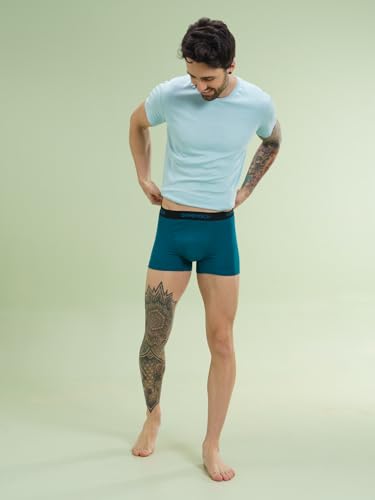 DAMENSCH Men Solid Anti-Odour Peppermint Finish, Ultra Soft with Premium Shine EPP Classic Trunks (₹249.00 with 17 percent savings)