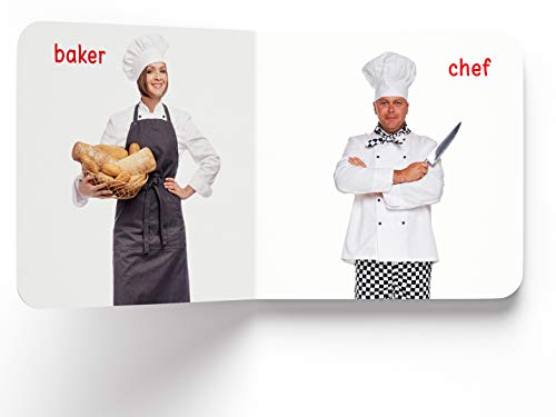 My First Book of People at Work | First Community Helpers Board Book for Babies, Toddlers & Preschoolers | Learn About Doctors, Teachers, Firefighters & More with Bright Pictures | Early Learning Book (Hardcover)