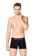 Van Heusen Men Breathable AIR Series Active Trunks - Polyamide Elastane - Swift Dry, High Stretch Mesh_40047_Pure Black01_L Pure Black