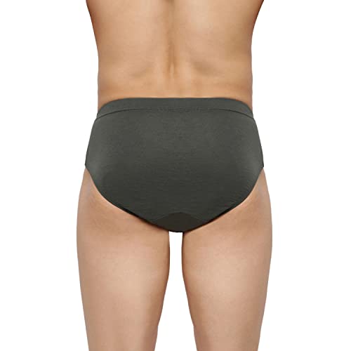 Van Heusen Men 100% Cotton Brief - Pack of 3 - Anti Bacterial, Colour Fresh, Moisture Wicking (₹619.00 with 1 percent savings)