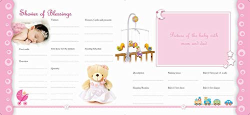 Record Book: Baby Record Books for Girls (Pink): Pink book (Hardcover)