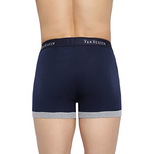 Van Heusen Men’s Cotton Trunks Pack of 2 | Fashion Trunk with contrast colors |Super Combed Cotton for softness | Open Front Fly | Moisture‑Wicking | Sweat Absorbant | All‑Day Fresh Technology |Long L (₹610.00 with 7 percent savings)