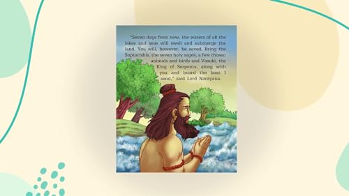 Large Print: Dashavtar The Ten Divine forms of Vishnu -Indian Mythology (Hardcover)