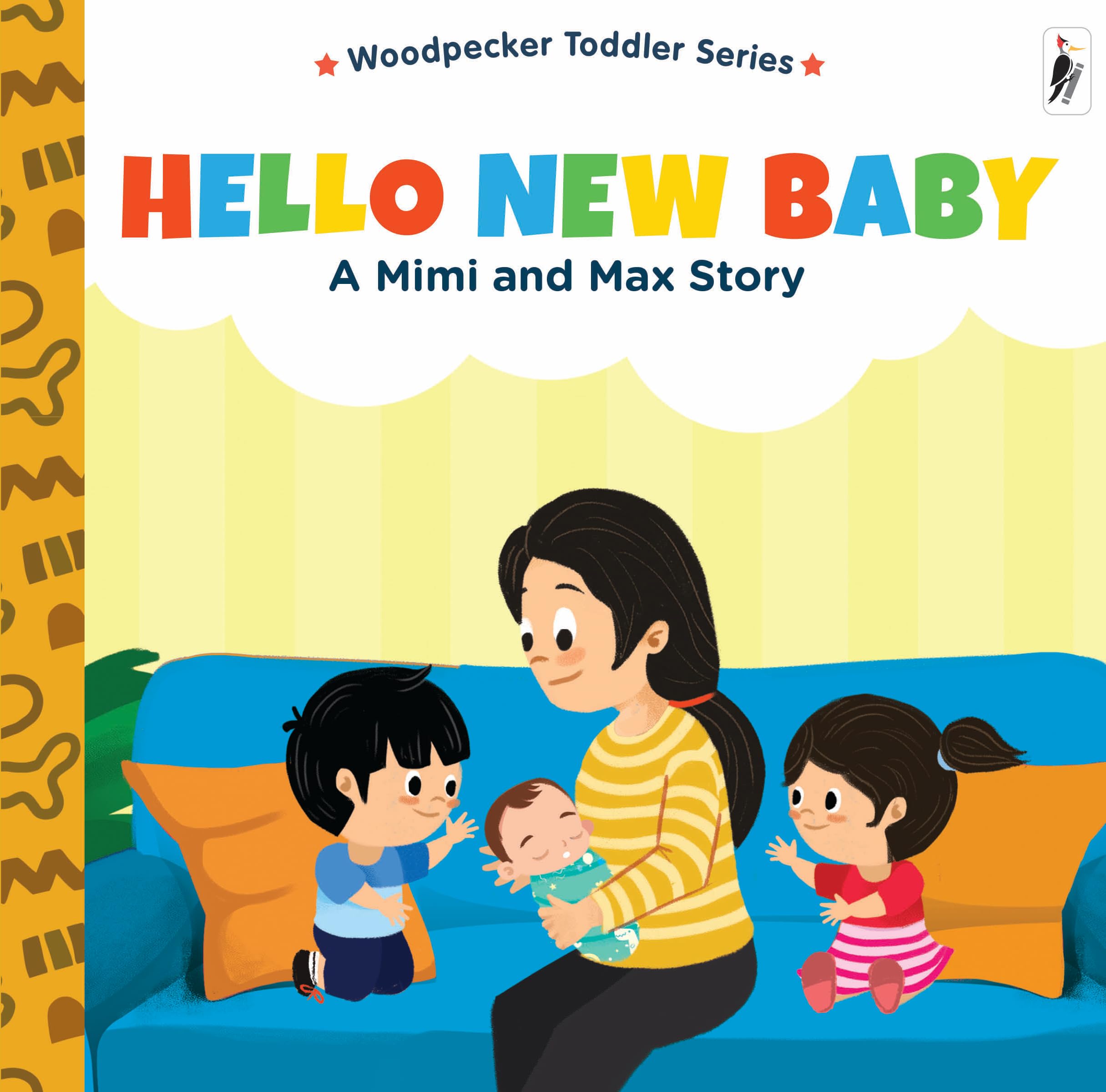 A Mimi & Max Story:Hello New Baby Board Books Toddlers | Interactive Story Book for Kids & Babies | Up to 3 Years