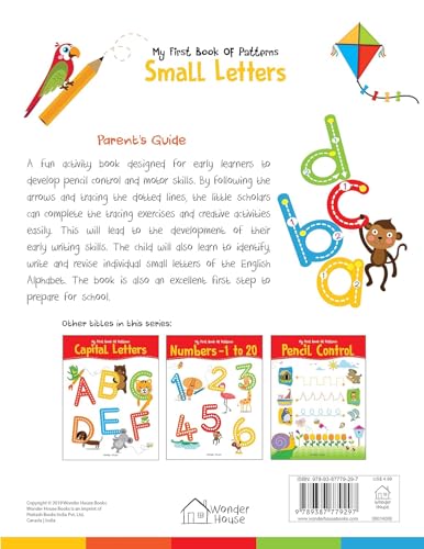 My First Book of Patterns: Small Letters – Write and Practice Line Patterns and Small Letters a to z | Pre-Writing and Alphabet Tracing Workbook for Kids Ages 3–5 | 2+ Hours of Early Learning Fun (Paperback)