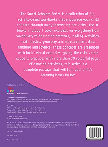 Science Fun-Filled Activity Book for Kids Grade 1: Smar Schoolars | Science for Early Learners | Children’s Skill Build | Hands-On Learning ; 6+ Ages (Paperback)