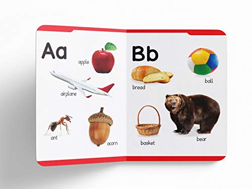 My First Padded Book of Alphabet: Early Learning Board Book for Kids | Learn ABC with Bright and Colorful Pictures | Durable Padded Board Book for Babies, Toddlers & Preschoolers | Ages 0–5 Years (Hardcover)