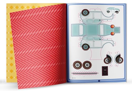 Make Your Own Paper Figures – Vintage Cars Cut, Fold & Assemble Classic Car Models | Ages 6–10 | DIY Craft Kit with 2+ Hours of Creative Fun: Vintage Cars (Activity Book for Kids) (Paperback)