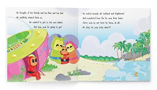 Alabaloo: The Lost Alien [The Always Happy Series] - A Fun Story About Making Friends | Age Group: 5+ | Engaging Children’s Illustrated Picture Book with Important Life Lessons | Heartwarming Story of (Paperback)