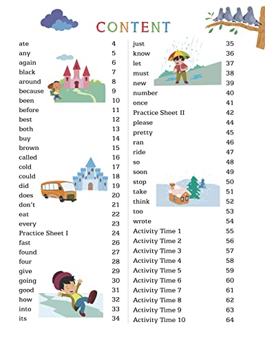 My First Sight Words and Sentence Level 3: Reading Practice Book for Kids | High-Frequency Words | Reading Readiness for Ages 8–11 Years