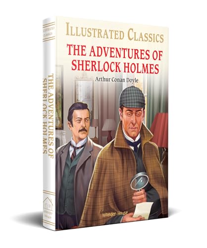 The Adventures of Sherlock Holmes Illustrated Abridged Children Classics English Novel with Review Questions Hardback (Hardcover)