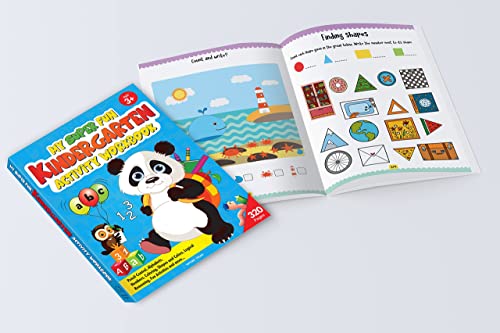 My Super Fun Kindergarten Activity Workbook for Children : Pattern Writing, Colors, Shapes, Numbers 1-10, Early Math, Alphabet, Brain Booster Activities, Following Directions, and Interactive Activiti (Paperback)