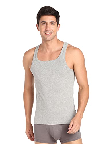 U.S. Polo ASSN. Men's EV006 Pure Cotton Ribbed Vest - Pack of 1 (₹312.00 with 20 percent savings)