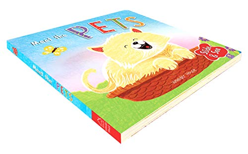 Slide And See - Meet The Pets : Sliding Novelty Board Book For Kids (Board book)