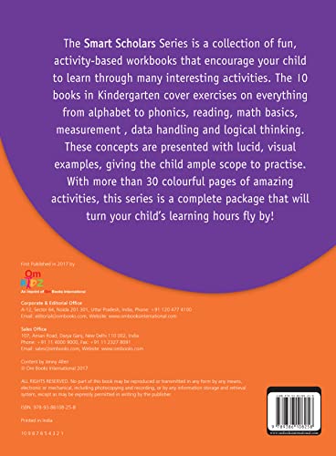Activity Book : Kindergarten : Smart Scholars- Kindergarten Begin To Read Fun-filled Activities (Smart Scholars Series) (Paperback)