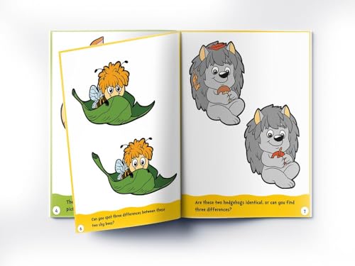 Spot the Difference: First Fun Activity Book for Kids | Boost Focus & Observation Skills | Ages 4–7 | 2+ Hours of Engaging Puzzle Fun (Paperback)