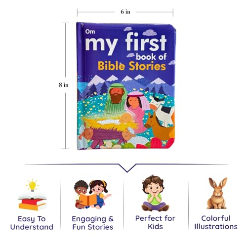 My First Book of Bible Stories: Beginner’s Bible for Kids | Bible for Little Learners | Gentle Retellings of Biblical Tales | Christian Gift Book & Storybook (Paperback)