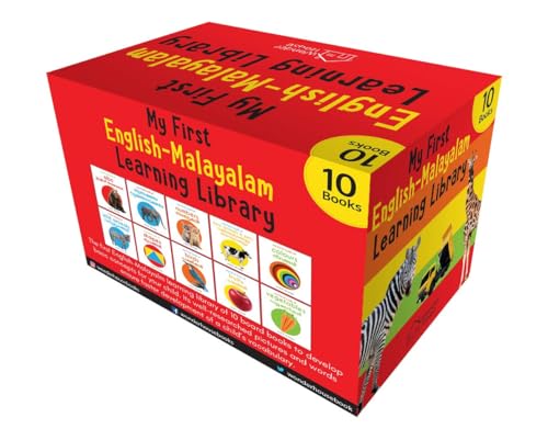 My First English - Malayalam Learning Library : Boxset of 10 English Malayalam Board Books (Board book)