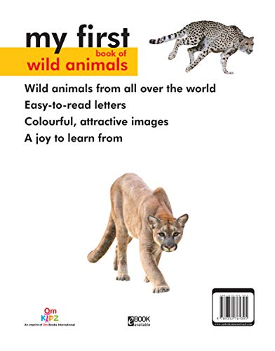 My First Book of Wild Animals for Children: Early Learning with Tigers, Lions, Elephants & More | Fun Jungle Adventures | Bright Animal Images with Simple Names | Educational, Engaging & Interactive L (Hardcover)