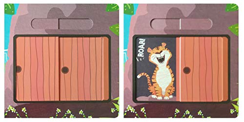 Slide And See - Explore The Zoo : Sliding Novelty Board Book For Kids (Board book)
