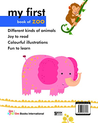 My First Book of Zoo: Easy Animal Names with Colorful Images & Educational Fun Facts | Baby’s First Learning Book | Vocabulary Building | First Book of Jungle Creatures | Visual Zoo Adventure | Animal (Paperback)