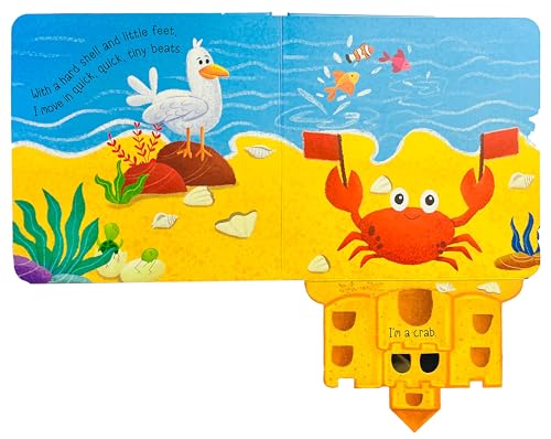 Peek-A-Boo! Ocean Board Book for Children: Lift the Flap Surprise Book for Babies and Toddlers | Interactive Ocean Animal Board Book | Learn & Play with Cute Ocean Creatures (Board book)