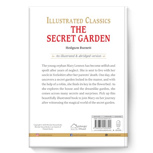 The Secret Garden : Illustrated Abridged Children Classic English Novel with Review Questions (Hardback): Abridged and Illustrated (Illustrated Classics) (Hardcover)