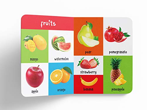 My First 100 Food We Eat: Padded Board Book for Kids | Learn Names of Fruits, Vegetables, Meals, Snacks & Foods with Bright Pictures | Early Learning Book for Babies, Toddlers & Preschoolers | Ages 0– (Hardcover)