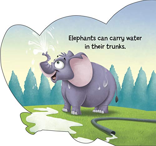 Board Book : Elephant ( Animals and Birds ) - Cutout Board Books (Board book)