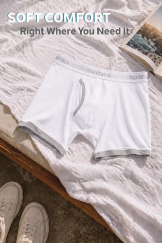 Van Heusen Men’s Cotton Trunk Pack of 1 | Fashion Trunk with contrast colors |Super Combed Cotton for softness | Open Front Fly | Moisture‑Wicking | Sweat Absorbant | All‑Day Fresh Technology |Long La (S)