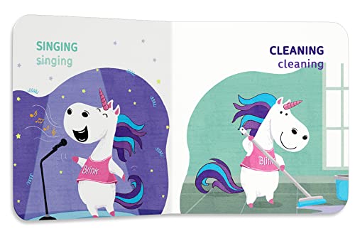 My First Words – Box Set of 4 Board Books: Naming Words, Action Words, Describing Words & Opposite Words | Brightly Illustrated Vocabulary Builder for Babies, Toddlers & Preschoolers | Early Learning  (Board book)