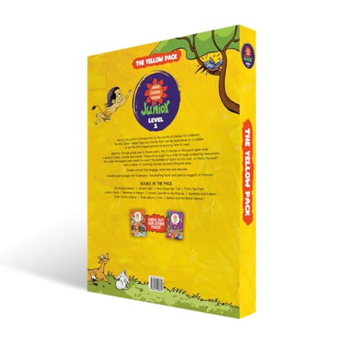Amar Chitra Katha Junior - Early Reader's Volume 1 – Picture Book Set for Kids | Illustrated Stories for Ages 2+ | Fun Learning & Reading for Beginners (Paperback)