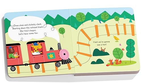Counting Train Track – Choo Choo and Clickety Clack: A Fun Rhyming Board Book to Learn Numbers 1–10 with Trains, Tracks & Counting Fun | Bright ... for Toddlers & Preschoolers | Ages 2–5 Years (Board book)