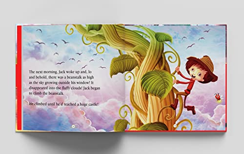 Classic Fairy Tales: Ten Traditional Fairy Tales For Children (Abridged and Retold With Large Font For Easy Reading) 8 Inches X 8 Inches - Hardback (Hardcover)