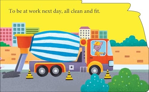 Cutout Board Book : Dump Truck - Small Wheel for Children's Activity | Picture | Cute Rhymes | Wonderful Gift for Kids; 1+ Ages (Board book)