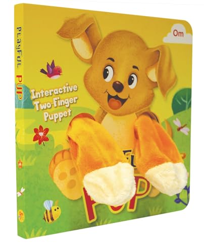 Playful Pup Finger Puppet Book for Children: Animal Finger Puppet Board Book for Babies | Fun Interactive Playful Pup Toy Book | Touch and- Play Story | Animal-Themed Picture Book for Kids (Board book)