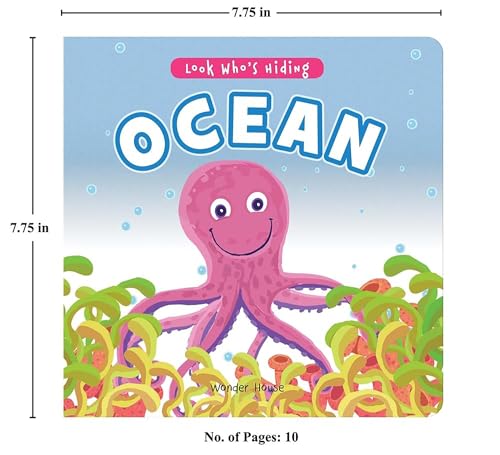 Look Who's Hiding - Ocean : Pull The Tab Novelty Books For Children (Board book)