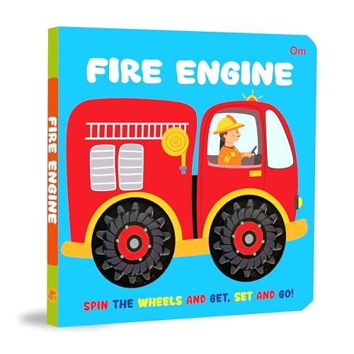Board Book: Fire Engine Wheel Book - Wheel books for kids - Board Book for Children Age 1-3 Years (Board book)