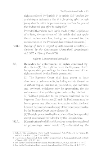 The Constitution of india | Human rights | Fundamental rights | Secularism (Paperback)
