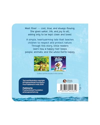 My Flowing Blue Friend - River | Colourful, Illustrated Board Books | Kids Learn About Nature | Taking Care of River and Earth | Puzzle at the End | Age 3+ (Board book)