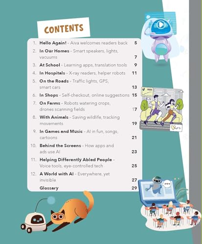 AI: My First Guide to AI - How AI Helps Us | Beginner’s STEM Book for Kids | Learn Real-Life Uses of Artificial Intelligence, Smart Technology & Everyday Applications | Educational Guide for Ages 8+ (Paperback)