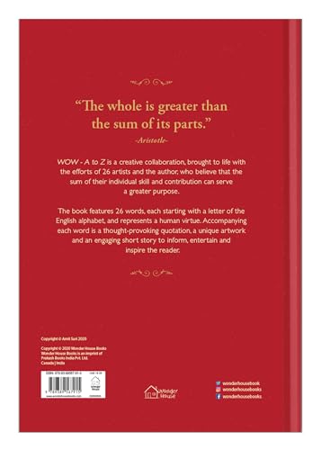 Words Of Wonder A to Z : Inspirational Art & Stories For The Young Minds (Hardcover)